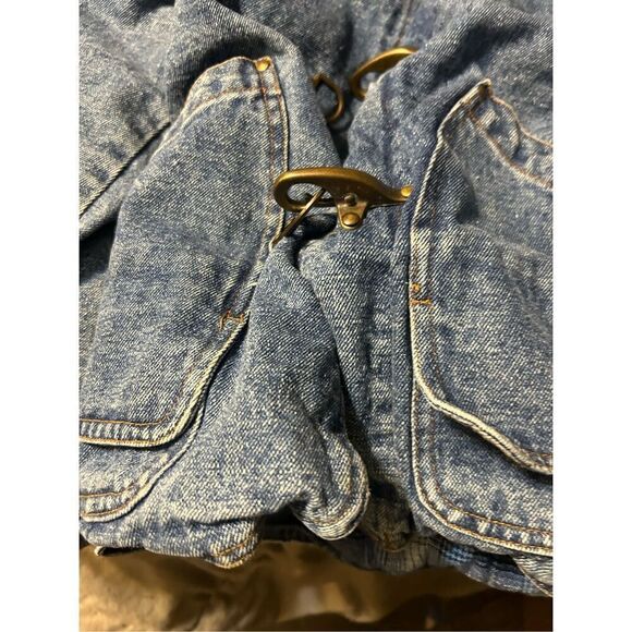 Vintage Passenger quilt lined jean jacket size 10/12 - Picture 7 of 8